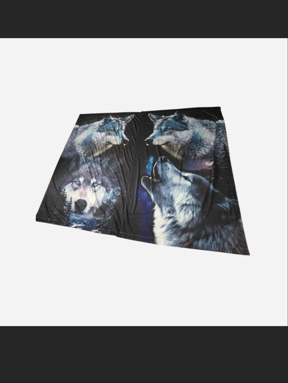 Wolf Curtains 52x82 Each Panel - Picture 1 of 6